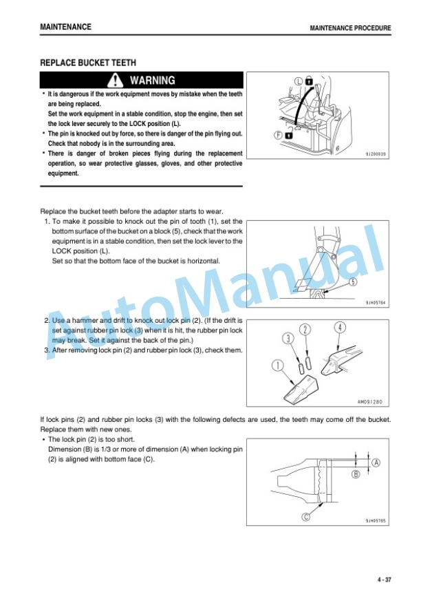 Komatsu PC20MR-3 Hydraulic Excavator Operation and Maintenance Manual TEN00624-00 5 Komatsu PC20MR-3 Hydraulic Excavator Operation and Maintenance Manual TEN00624-00 - Image 5