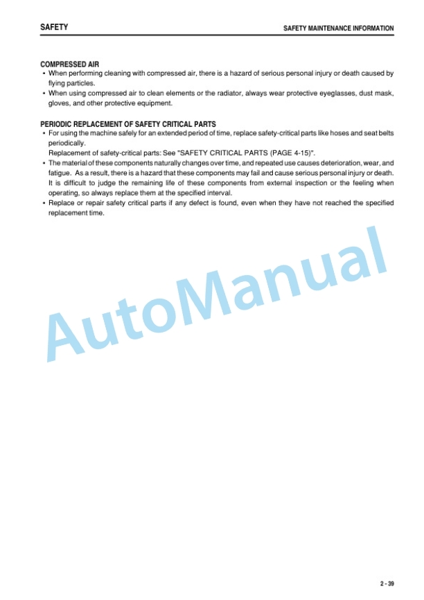 Komatsu PC20MR-3 Hydraulic Excavator Operation and Maintenance Manual TEN00707-02 2 Komatsu PC20MR-3 Hydraulic Excavator Operation and Maintenance Manual TEN00707-02 - Image 2