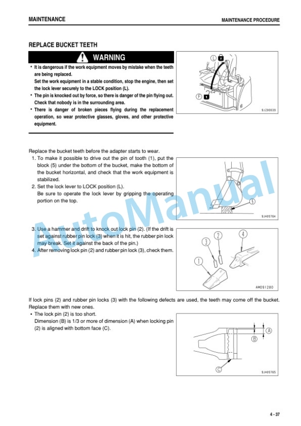Komatsu PC20MR-3 Hydraulic Excavator Operation and Maintenance Manual TEN00707-02 5 Komatsu PC20MR-3 Hydraulic Excavator Operation and Maintenance Manual TEN00707-02 - Image 5