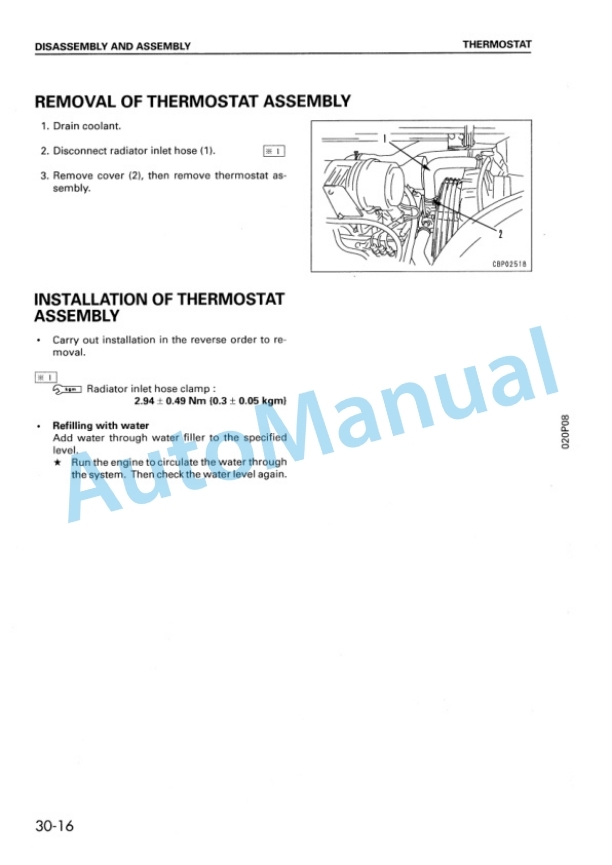 Komatsu PC20R-8, PC25R-8, PC27R-8 Hydraulic Excavator Shop Manual SEBM010801 4 Komatsu PC20R-8, PC25R-8, PC27R-8 Hydraulic Excavator Shop Manual SEBM010801 - Image 4