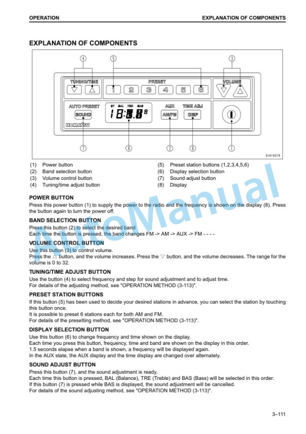 Komatsu PC210-10, PC210LC-10 Demolition Hydraulic Excavator Operation and Maintenance Manual UENAM01280 3 Komatsu PC210-10, PC210LC-10 Demolition Hydraulic Excavator Operation and Maintenance Manual UENAM01280 - Image 3
