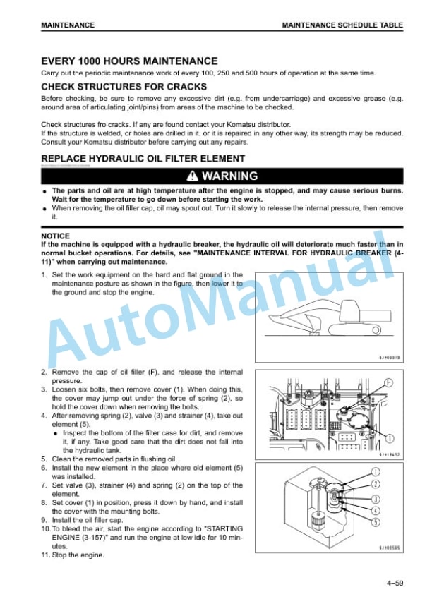 Komatsu PC210-10, PC210LC-10 Demolition Hydraulic Excavator Operation and Maintenance Manual UENAM01280 5 Komatsu PC210-10, PC210LC-10 Demolition Hydraulic Excavator Operation and Maintenance Manual UENAM01280 - Image 5