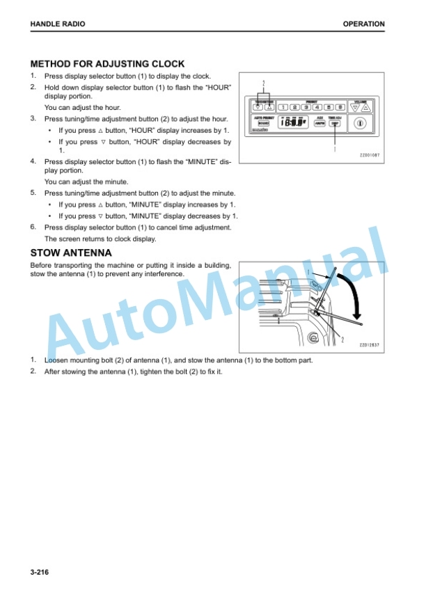 Komatsu PC210-10M0, PC210LC-10M0 Hydraulic Excavator Operation and Maintenance Manual PEN01199-01 4 Komatsu PC210-10M0, PC210LC-10M0 Hydraulic Excavator Operation and Maintenance Manual PEN01199-01 - Image 4