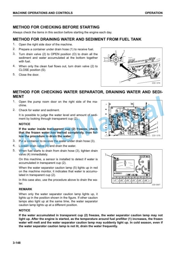 Komatsu PC210-11, PC210LC-11 Hydraulic Excavator Operation and Maintenance Manual PEN01243-00 3 Komatsu PC210-11, PC210LC-11 Hydraulic Excavator Operation and Maintenance Manual PEN01243-00 - Image 3