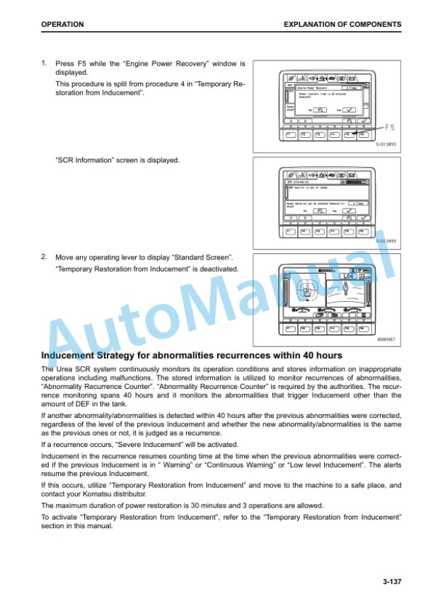 Komatsu PC210-11, PC210LC-11, PC210NLC-11, PC230NHD-11 Hydraulic Excavator Operation and Maintenance Manual UENAM01380 3 Komatsu PC210-11, PC210LC-11, PC210NLC-11, PC230NHD-11 Hydraulic Excavator Operation and Maintenance Manual UENAM01380 - Image 3