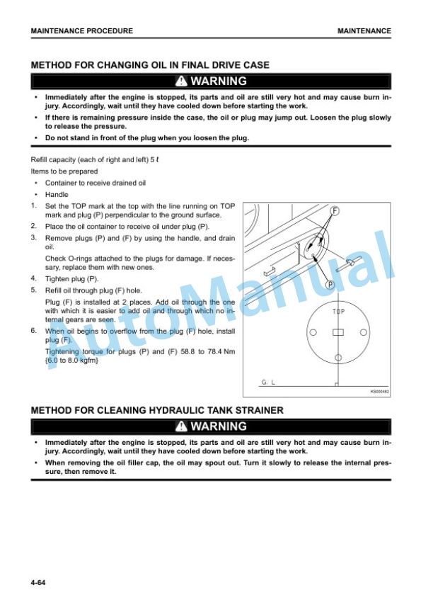 Komatsu PC210-11E0, PC210LC-11E0, PC210NLC-11E0, PC230NHD-11E0 Hydraulic Excavator Operation and Maintenance Manual UENAM01668 5 Komatsu PC210-11E0, PC210LC-11E0, PC210NLC-11E0, PC230NHD-11E0 Hydraulic Excavator Operation and Maintenance Manual UENAM01668 - Image 5