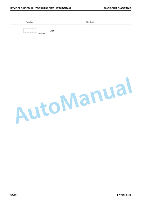 Komatsu PC210LC-11 Hydraulic and Electrical Diagram-3
