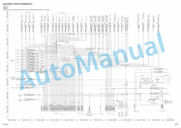 Komatsu PC210LC-11 Hydraulic and Electrical Diagram-5