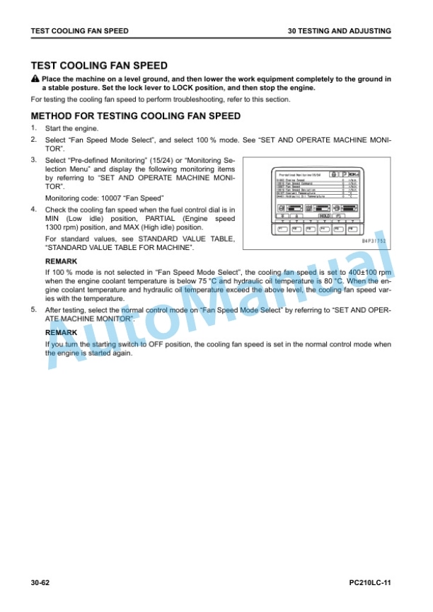 Komatsu PC210LC-11 Hydraulic Excavator Shop Manual SEN06805-00 2 Komatsu PC210LC-11 Hydraulic Excavator Shop Manual SEN06805-00 - Image 2