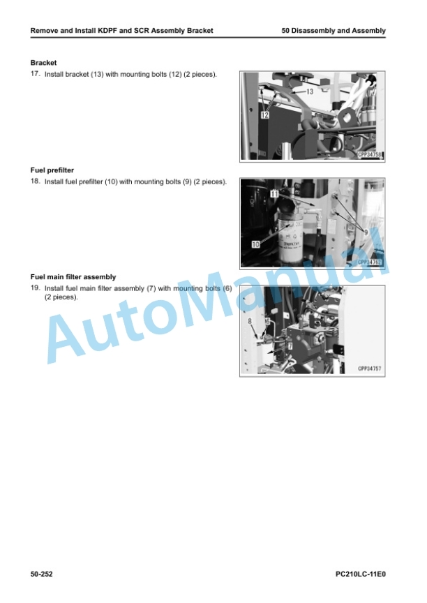 Komatsu PC210LC-11E0 Hydraulic Excavator Shop Manual SEN06965-00 5 Komatsu PC210LC-11E0 Hydraulic Excavator Shop Manual SEN06965-00 - Image 5