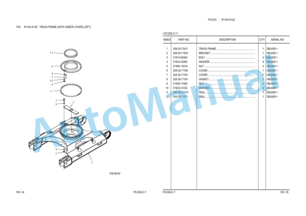 Komatsu PC220-7 Galeo, PC220LC-7 Galeo Hydraulic Excavator Parts Manual YEPB200403 4 Komatsu PC220-7 Galeo, PC220LC-7 Galeo Hydraulic Excavator Parts Manual YEPB200403 - Image 4