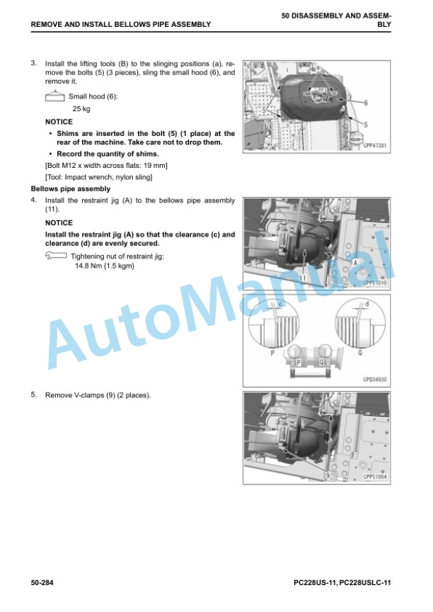 Komatsu PC228US-11, PC228USLC-11 Hydraulic Excavator Shop Manual SEN06660-00 5 Komatsu PC228US-11, PC228USLC-11 Hydraulic Excavator Shop Manual SEN06660-00 - Image 5