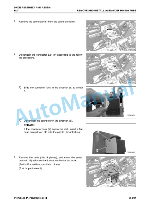 Komatsu PC228US-11, PC228USLC-11 Hydraulic Excavator Shop Manual SEN06660-02 5 Komatsu PC228US-11, PC228USLC-11 Hydraulic Excavator Shop Manual SEN06660-02 - Image 5