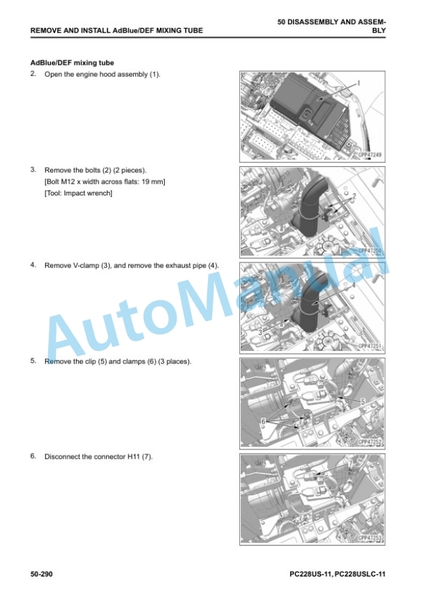 Komatsu PC228US-11, PC228USLC-11 Hydraulic Excavator Shop Manual SEN06660-03 5 Komatsu PC228US-11, PC228USLC-11 Hydraulic Excavator Shop Manual SEN06660-03 - Image 5