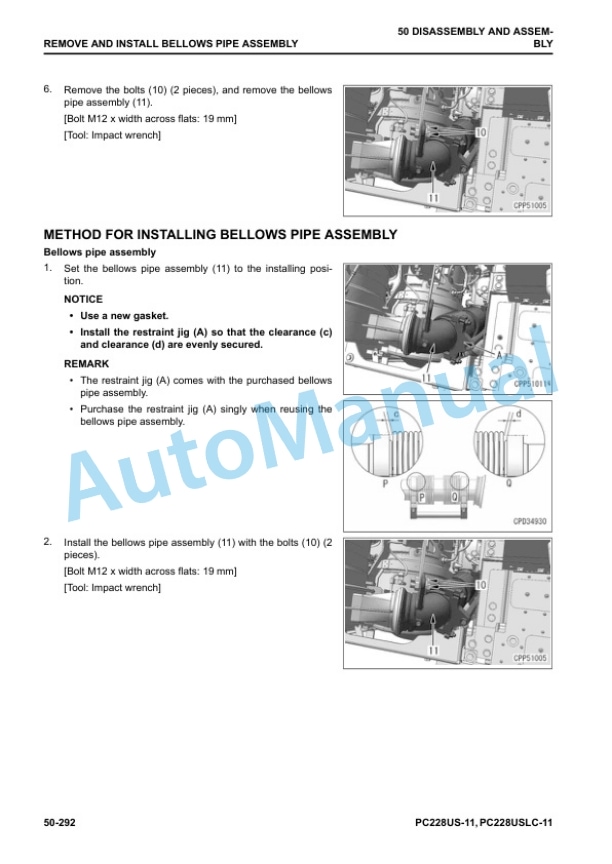 Komatsu PC228US-11, PC228USLC-11 Hydraulic Excavator Shop Manual SEN06660-08 5 Komatsu PC228US-11, PC228USLC-11 Hydraulic Excavator Shop Manual SEN06660-08 - Image 5
