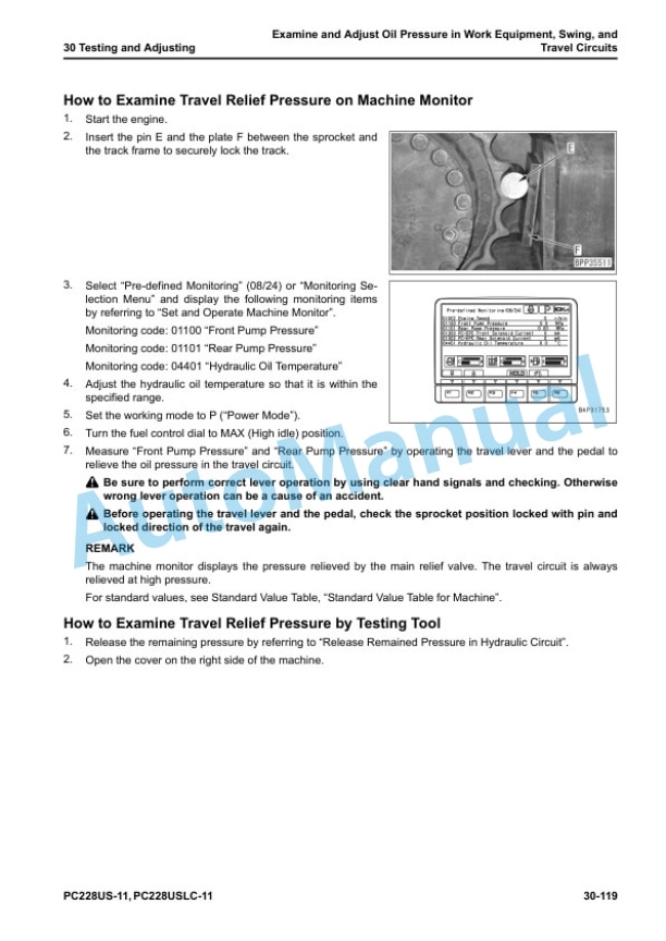 Komatsu PC228US-11, PC228USLC-11 Hydraulic Excavator Shop Manual SEN06660-09 2 Komatsu PC228US-11, PC228USLC-11 Hydraulic Excavator Shop Manual SEN06660-09 - Image 2