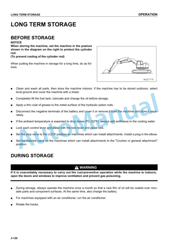 Komatsu PC228US-3, PC228USLC-3 Hydraulic Excavator Operation and Maintenance Manual SEAM039400T 4 Komatsu PC228US-3, PC228USLC-3 Hydraulic Excavator Operation and Maintenance Manual SEAM039400T - Image 4