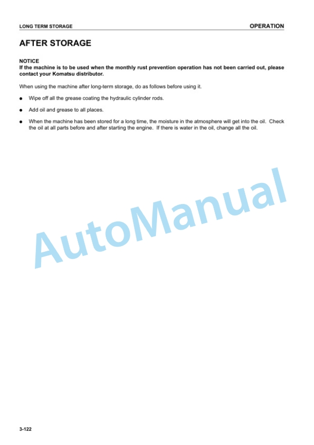 Komatsu PC228US-3, PC228USLC-3 Hydraulic Excavator Operation and Maintenance Manual SEAM039401T 4 Komatsu PC228US-3, PC228USLC-3 Hydraulic Excavator Operation and Maintenance Manual SEAM039401T - Image 4