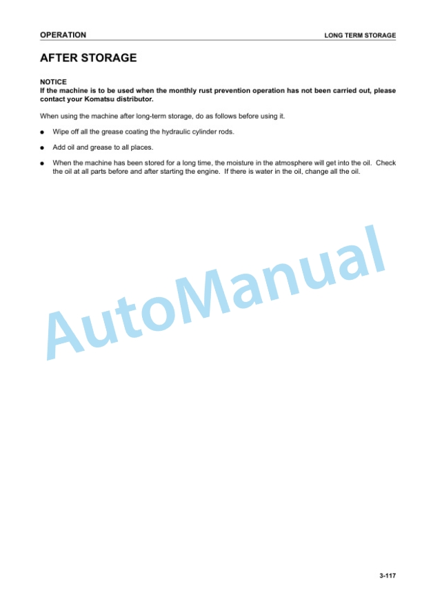 Komatsu PC228US-3, PC228USLC-3 Hydraulic Excavator Operation and Maintenance Manual SEAM039701P 4 Komatsu PC228US-3, PC228USLC-3 Hydraulic Excavator Operation and Maintenance Manual SEAM039701P - Image 4