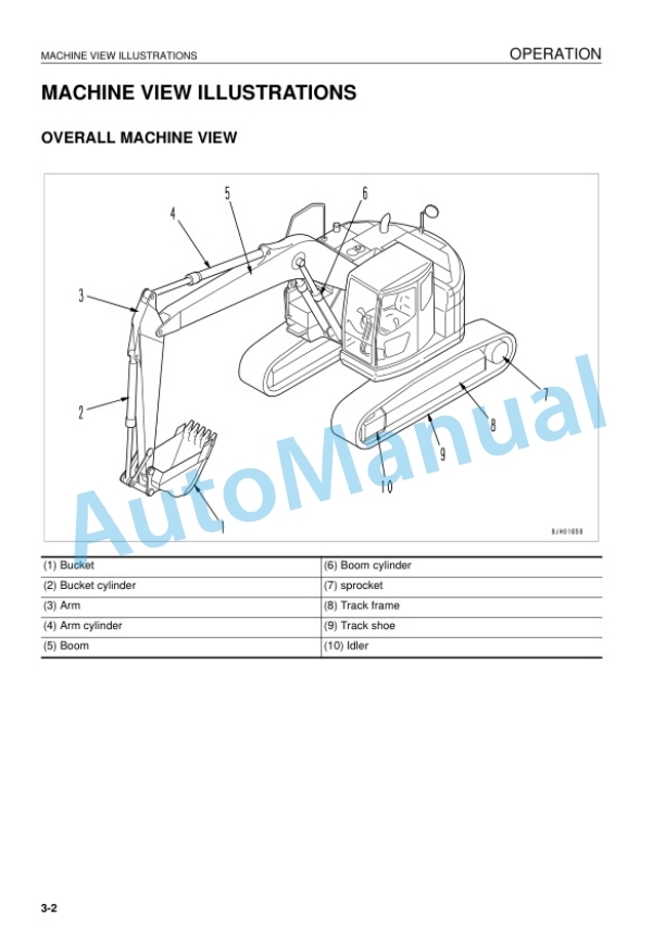 Komatsu PC228US-3, PC228USLC-3 Hydraulic Excavator Operation and Maintenance Manual UEAM002603 2 Komatsu PC228US-3, PC228USLC-3 Hydraulic Excavator Operation and Maintenance Manual UEAM002603 - Image 2