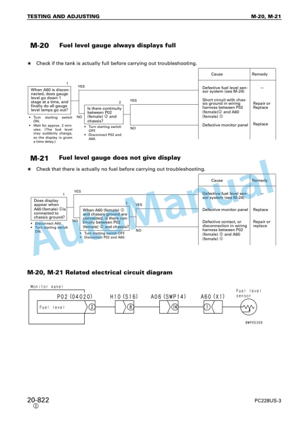 Komatsu PC228US-3, PC228USLC-3 Hydraulic Excavator Shop Manual SEBM023104 5 Komatsu PC228US-3, PC228USLC-3 Hydraulic Excavator Shop Manual SEBM023104 - Image 5