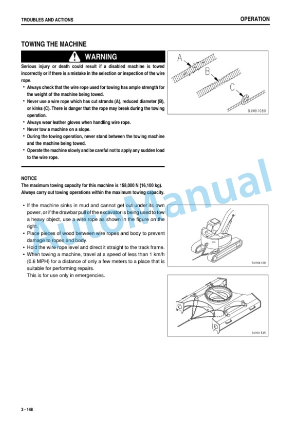 Komatsu PC228US-3E0, PC228USLC-3E0 Hydraulic Excavator Operation and Maintenance Manual PEN00391-03 4 Komatsu PC228US-3E0, PC228USLC-3E0 Hydraulic Excavator Operation and Maintenance Manual PEN00391-03 - Image 4