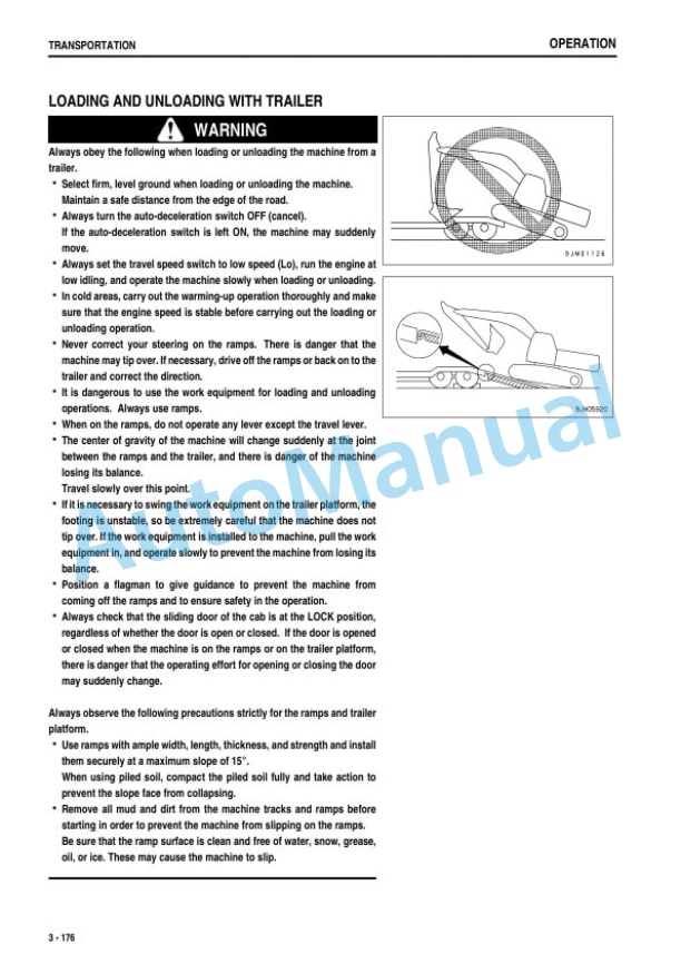 Komatsu PC228US-8, PC228USLC-8 Hydraulic Excavator Operation and Maintenance Manual PEN00431-00 4 Komatsu PC228US-8, PC228USLC-8 Hydraulic Excavator Operation and Maintenance Manual PEN00431-00 - Image 4