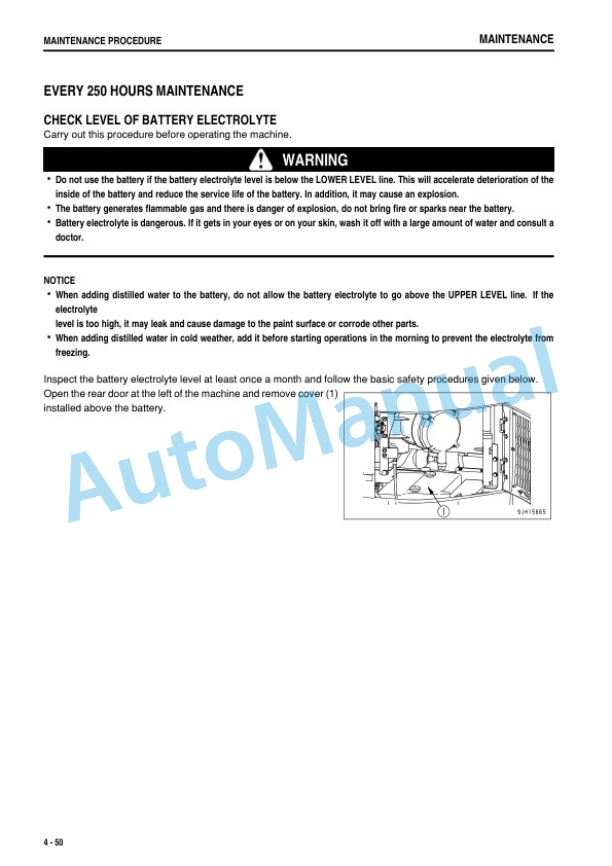 Komatsu PC228US-8, PC228USLC-8 Hydraulic Excavator Operation and Maintenance Manual PEN00431-00 5 Komatsu PC228US-8, PC228USLC-8 Hydraulic Excavator Operation and Maintenance Manual PEN00431-00 - Image 5