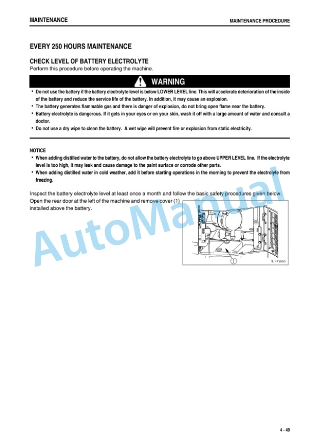 Komatsu PC228US-8, PC228USLC-8 Hydraulic Excavator Operation and Maintenance Manual TEN00434-04 5 Komatsu PC228US-8, PC228USLC-8 Hydraulic Excavator Operation and Maintenance Manual TEN00434-04 - Image 5
