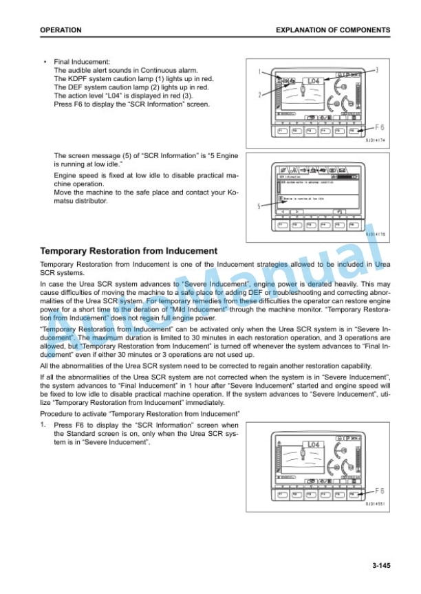 Komatsu PC238USLC-11 Hydraulic Excavator Operation and Maintenance Manual TEN00917-00 3 Komatsu PC238USLC-11 Hydraulic Excavator Operation and Maintenance Manual TEN00917-00 - Image 3