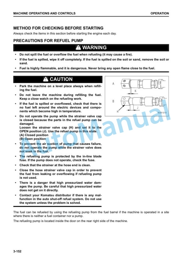 Komatsu PC238USLC-11 Hydraulic Excavator Operation and Maintenance Manual TEN01040-05 3 Komatsu PC238USLC-11 Hydraulic Excavator Operation and Maintenance Manual TEN01040-05 - Image 3