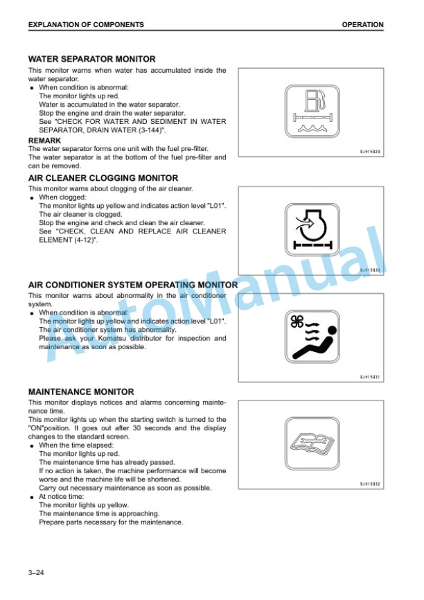 Komatsu PC240LC-10, PC240NLC-10 Hydraulic Excavator Operation and Maintenance Manual UENAM00923 2 Komatsu PC240LC-10, PC240NLC-10 Hydraulic Excavator Operation and Maintenance Manual UENAM00923 - Image 2