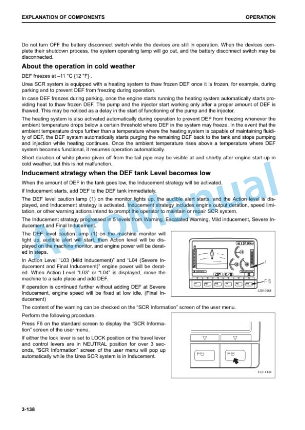 Komatsu PC240LC-11 Hydraulic Excavator Operation and Maintenance Manual TEN00800-00 3 Komatsu PC240LC-11 Hydraulic Excavator Operation and Maintenance Manual TEN00800-00 - Image 3