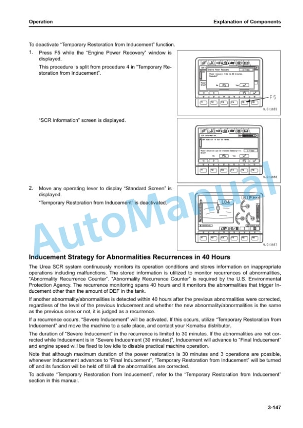 Komatsu PC240LC-11 Hydraulic Excavator Operation and Maintenance Manual TEN00894-08 3 Komatsu PC240LC-11 Hydraulic Excavator Operation and Maintenance Manual TEN00894-08 - Image 3