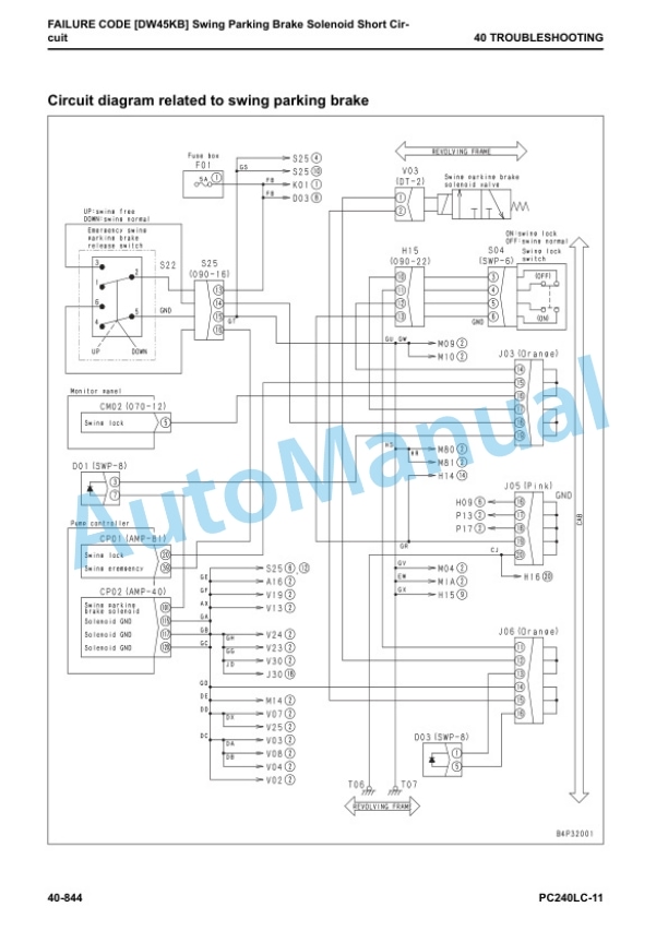 Komatsu PC240LC-11 Hydraulic Excavator Shop Manual CEBM028602 4 Komatsu PC240LC-11 Hydraulic Excavator Shop Manual CEBM028602 - Image 4