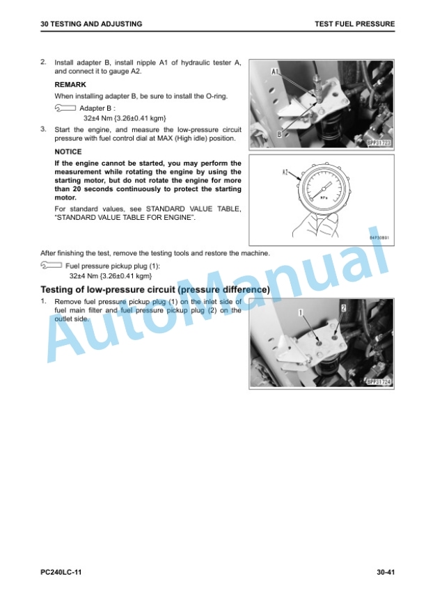 Komatsu PC240LC-11 Hydraulic Excavator Shop Manual SEN06501-05 2 Komatsu PC240LC-11 Hydraulic Excavator Shop Manual SEN06501-05 - Image 2