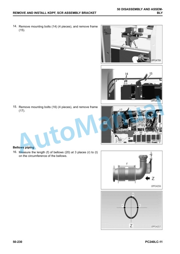 Komatsu PC240LC-11 Hydraulic Excavator Shop Manual SEN06501-10 5 Komatsu PC240LC-11 Hydraulic Excavator Shop Manual SEN06501-10 - Image 5