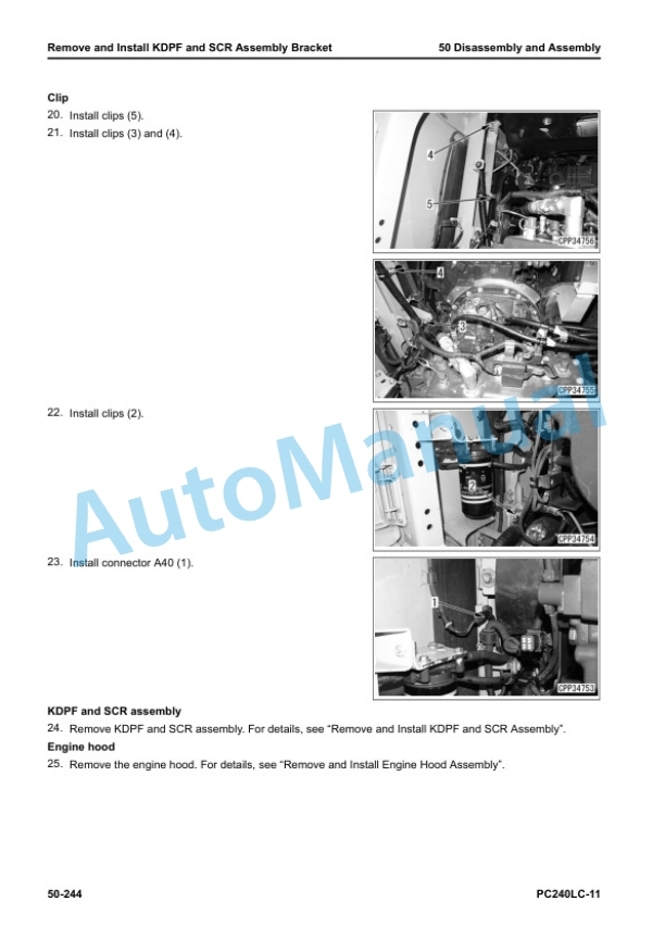 Komatsu PC240LC-11 Hydraulic Excavator Shop Manual SEN06501-18 5 Komatsu PC240LC-11 Hydraulic Excavator Shop Manual SEN06501-18 - Image 5