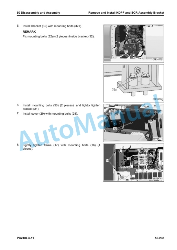 Komatsu PC240LC-11 Hydraulic Excavator Shop Manual SEN06501-19 5 Komatsu PC240LC-11 Hydraulic Excavator Shop Manual SEN06501-19 - Image 5