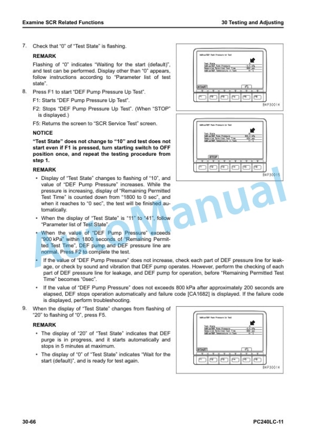 Alternative view of Komatsu PC240LC-11 Hydraulic Excavator Shop Manual SEN06696-11