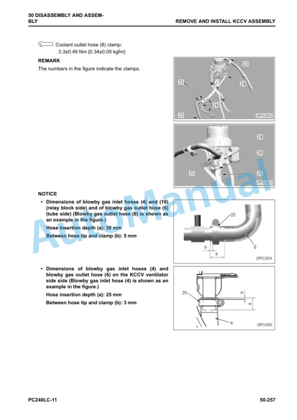 Komatsu PC240LC-11 Hydraulic Excavator Shop Manual SEN06737-C8 5 Komatsu PC240LC-11 Hydraulic Excavator Shop Manual SEN06737-C8 - Image 5