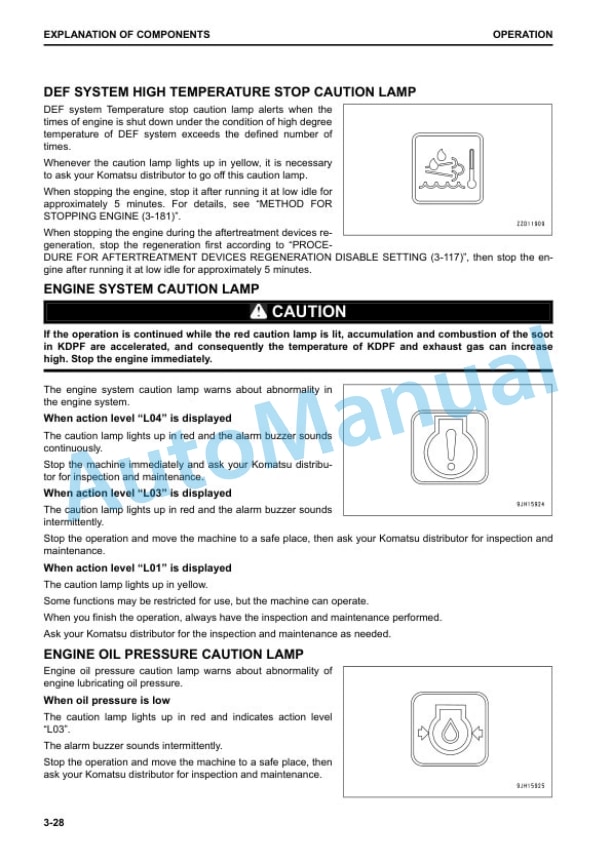Komatsu PC240LC-11, PC240NLC-11 Hydraulic Excavator Operation and Maintenance Manual UENAM01143 2 Komatsu PC240LC-11, PC240NLC-11 Hydraulic Excavator Operation and Maintenance Manual UENAM01143 - Image 2