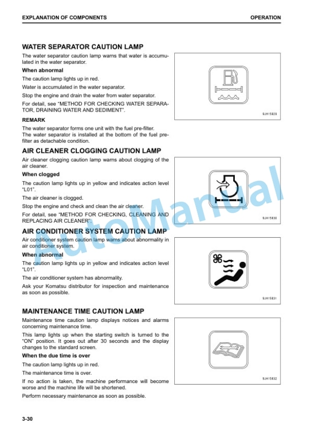 Komatsu PC240LC-11, PC240NLC-11 Hydraulic Excavator Operation and Maintenance Manual UENAM01144 2 Komatsu PC240LC-11, PC240NLC-11 Hydraulic Excavator Operation and Maintenance Manual UENAM01144 - Image 2