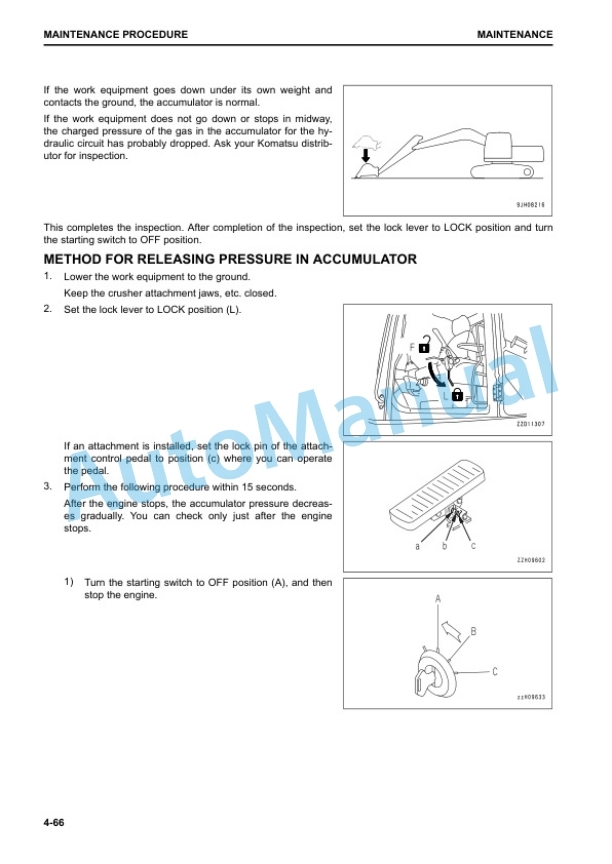 Komatsu PC240LC-11, PC240NLC-11 Hydraulic Excavator Operation and Maintenance Manual UENAM01144 5 Komatsu PC240LC-11, PC240NLC-11 Hydraulic Excavator Operation and Maintenance Manual UENAM01144 - Image 5