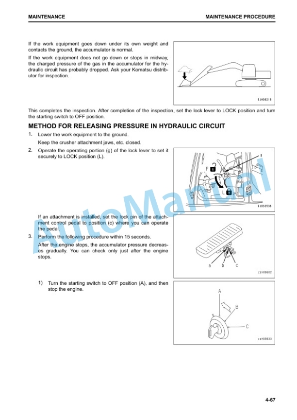 Komatsu PC240LC-11, PC240NLC-11 Hydraulic Excavator Operation and Maintenance Manual UENAM01390 5 Komatsu PC240LC-11, PC240NLC-11 Hydraulic Excavator Operation and Maintenance Manual UENAM01390 - Image 5