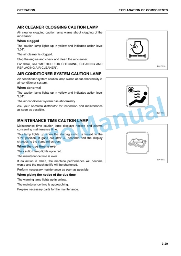 Komatsu PC240LC-11, PC240NLC-11 Hydraulic Excavator Operation and Maintenance Manual UENAM01391 2 Komatsu PC240LC-11, PC240NLC-11 Hydraulic Excavator Operation and Maintenance Manual UENAM01391 - Image 2
