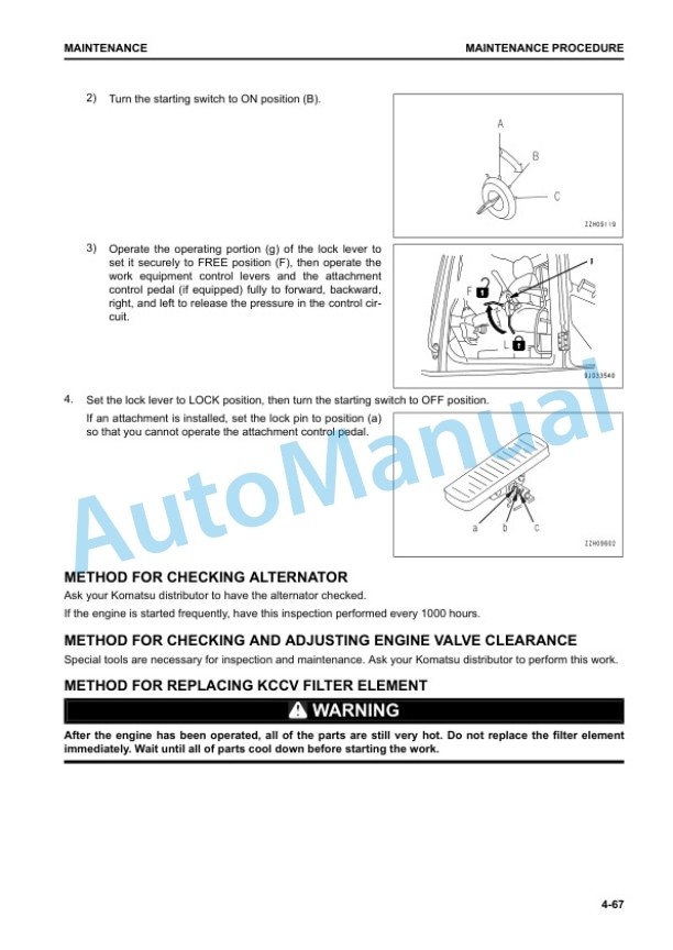 Komatsu PC240LC-11E0, PC240NLC-11E0 Hydraulic Excavator Operation and Maintenance Manual UENAM01575 5 Komatsu PC240LC-11E0, PC240NLC-11E0 Hydraulic Excavator Operation and Maintenance Manual UENAM01575 - Image 5