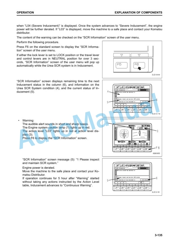 Komatsu PC240LC-11E0, PC240NLC-11E0 Hydraulic Excavator Operation and Maintenance Manual UENAM01576 3 Komatsu PC240LC-11E0, PC240NLC-11E0 Hydraulic Excavator Operation and Maintenance Manual UENAM01576 - Image 3