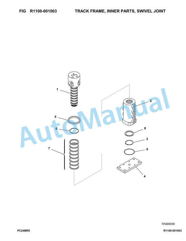 Komatsu PC24MR-5 Hydraulic Excavator Parts Manual F20001-Up 5 Komatsu PC24MR-5 Hydraulic Excavator Parts Manual F20001-Up-5