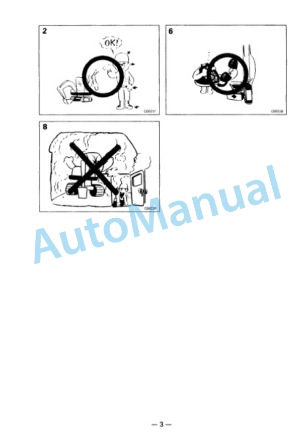 Komatsu PC25-1, PC30-7, PC40-7, PC45-1 Hydraulic Excavator Operation and Maintenance Manual SEAM020S0703 5 Komatsu PC25-1, PC30-7, PC40-7, PC45-1 Hydraulic Excavator Operation and Maintenance Manual SEAM020S0703 - Image 5